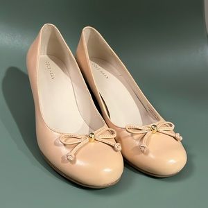 Cole Haan heels pump ribbon cream 6M normal wear
